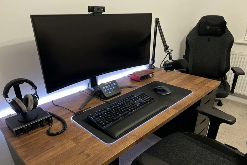 The Ultimate Professional Multi-Monitor Standing Desk Setup for Productivity & Content Creation