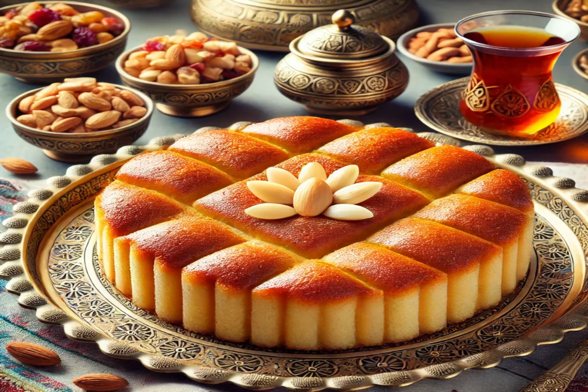 What is semolina cake made of