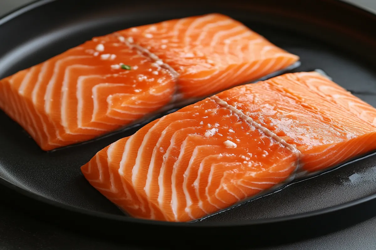 How can you tell if cooked salmon has gone bad?