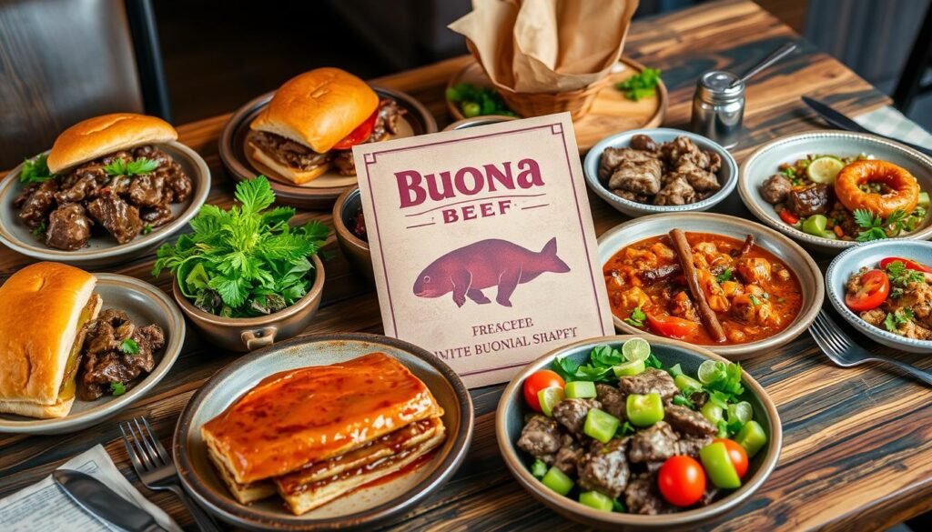 buona beef menu buona beef menu