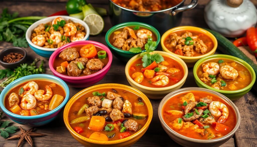 Gumbo variations Gumbo variations