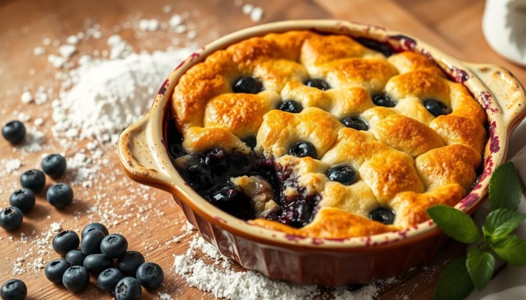Homemade blueberry cobbler Homemade blueberry cobbler