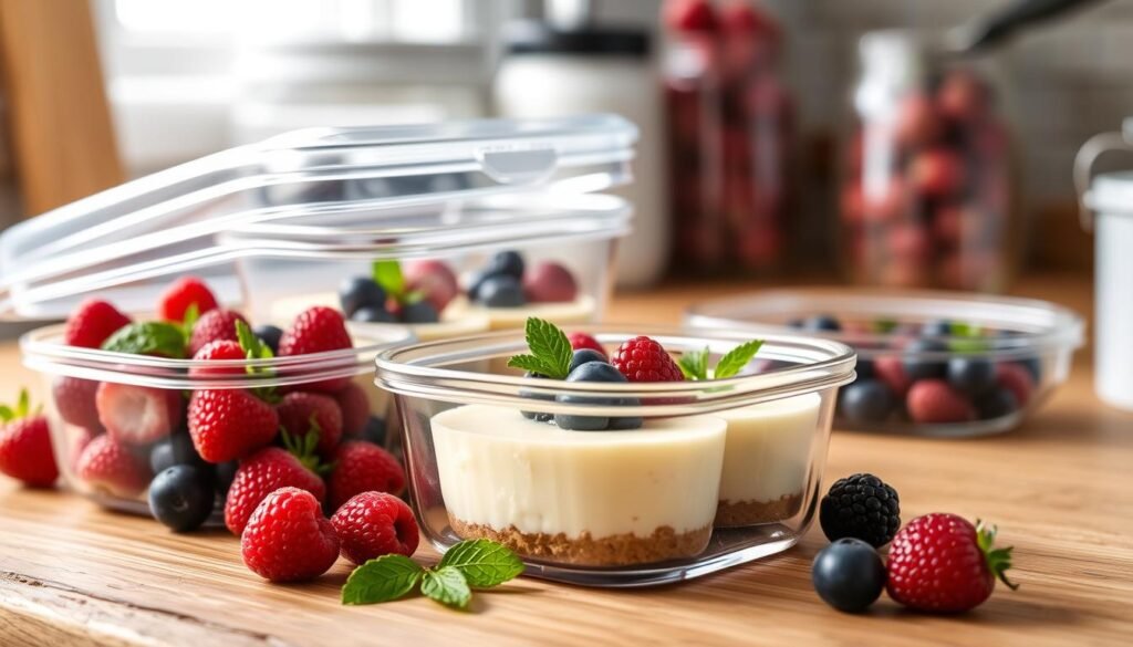 Storing mini cheesecakes Storing mini cheesecakes
