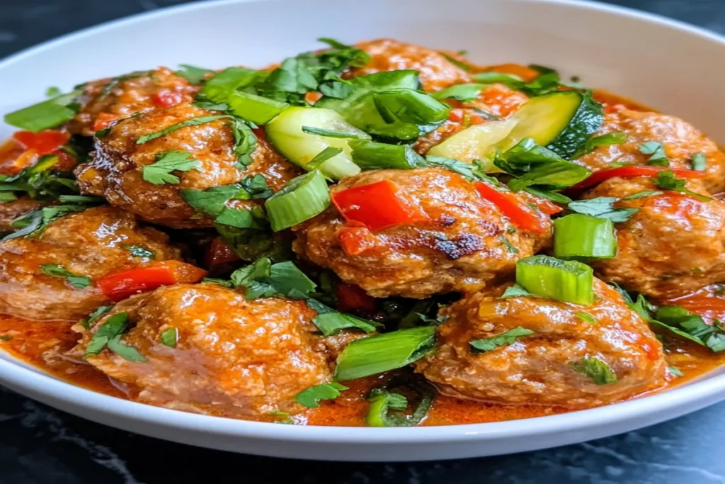 Red Curry Meatballs