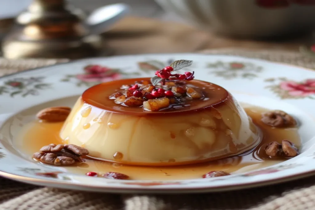 Flan pâtissier noisette & praliné