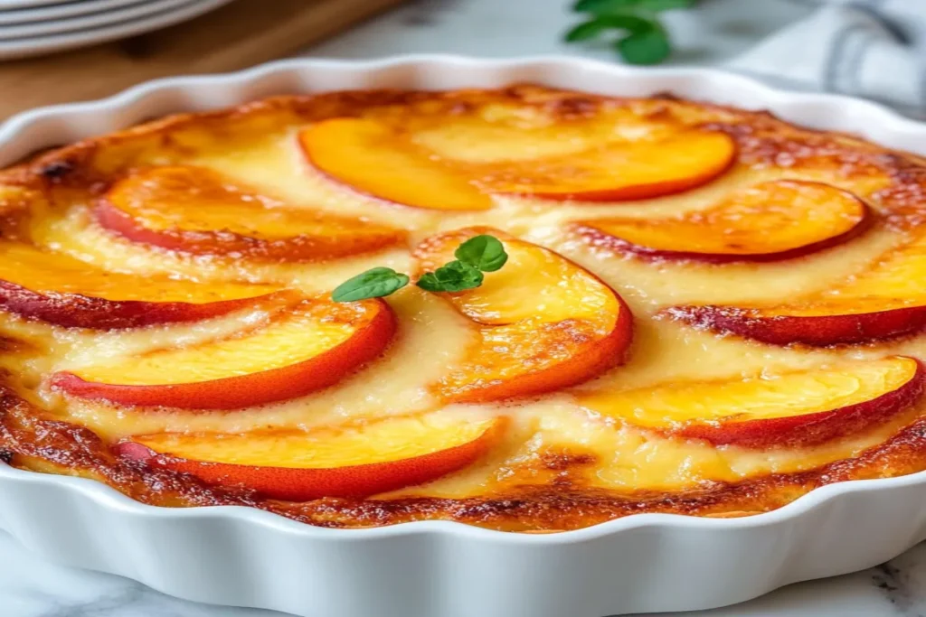 Peach Clafoutis Recipe