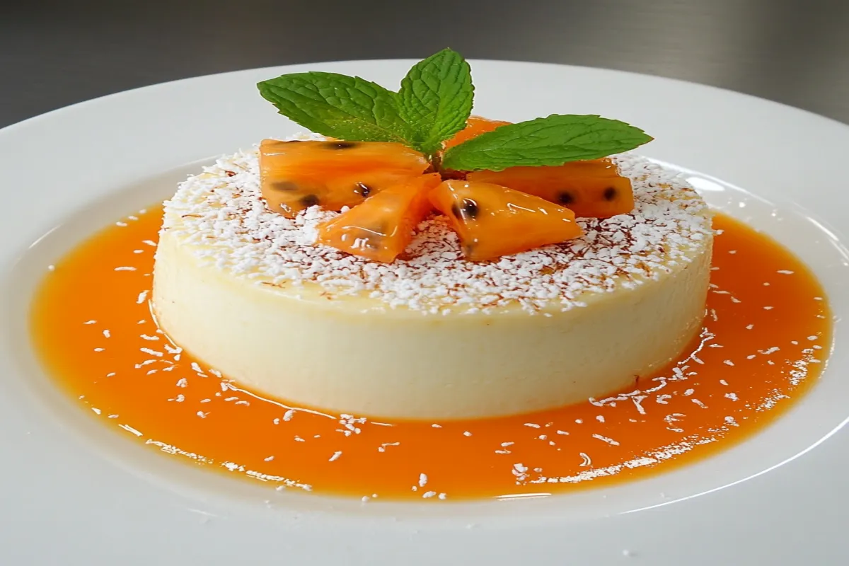 Coconut and Passion Fruit Panna Cottas – A Tropical Twist on a Classic Dessert