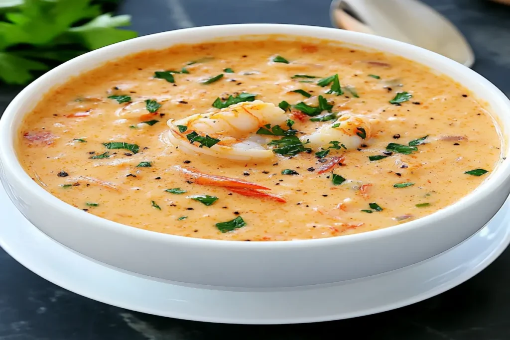 Luxurious Crab and Shrimp Bisque – A Rich, Creamy Seafood Delight