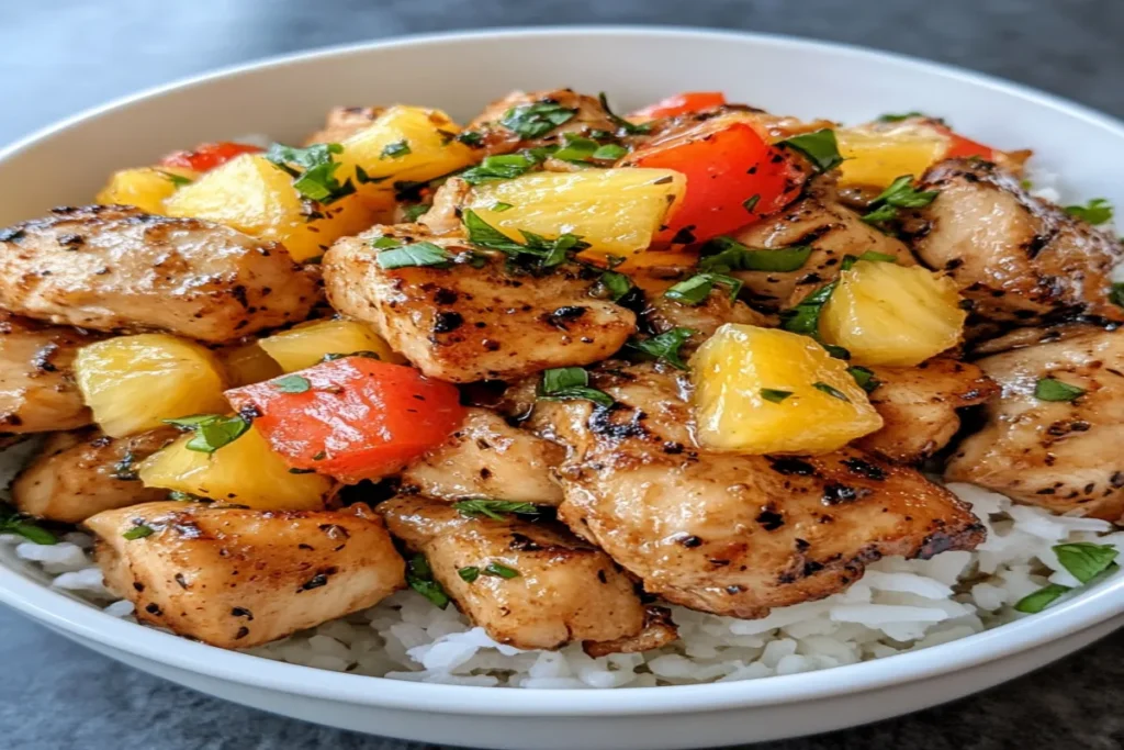 Pineapple Chicken and Rice