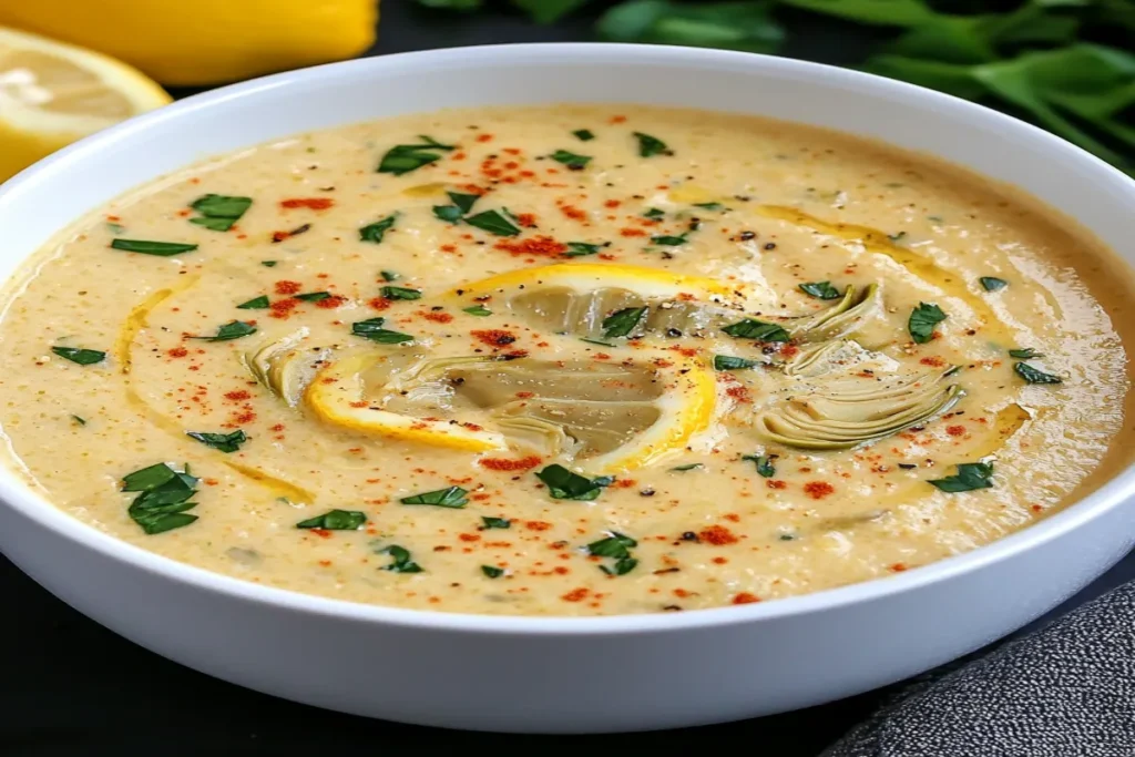 Lemony Tuscan Artichoke Soup – A Bright & Creamy Italian Delight