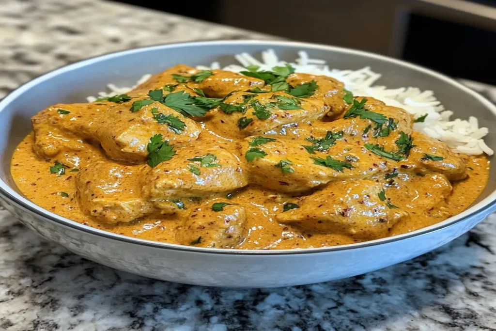 Simple Coconut Chicken Tikka Masala