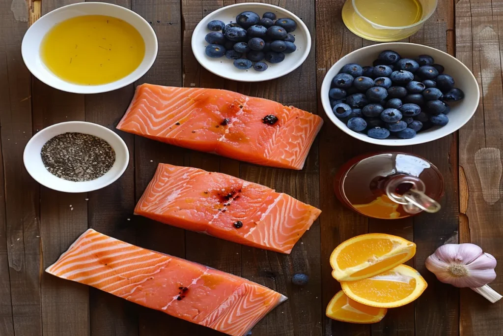 Blueberry Glazed Salmon