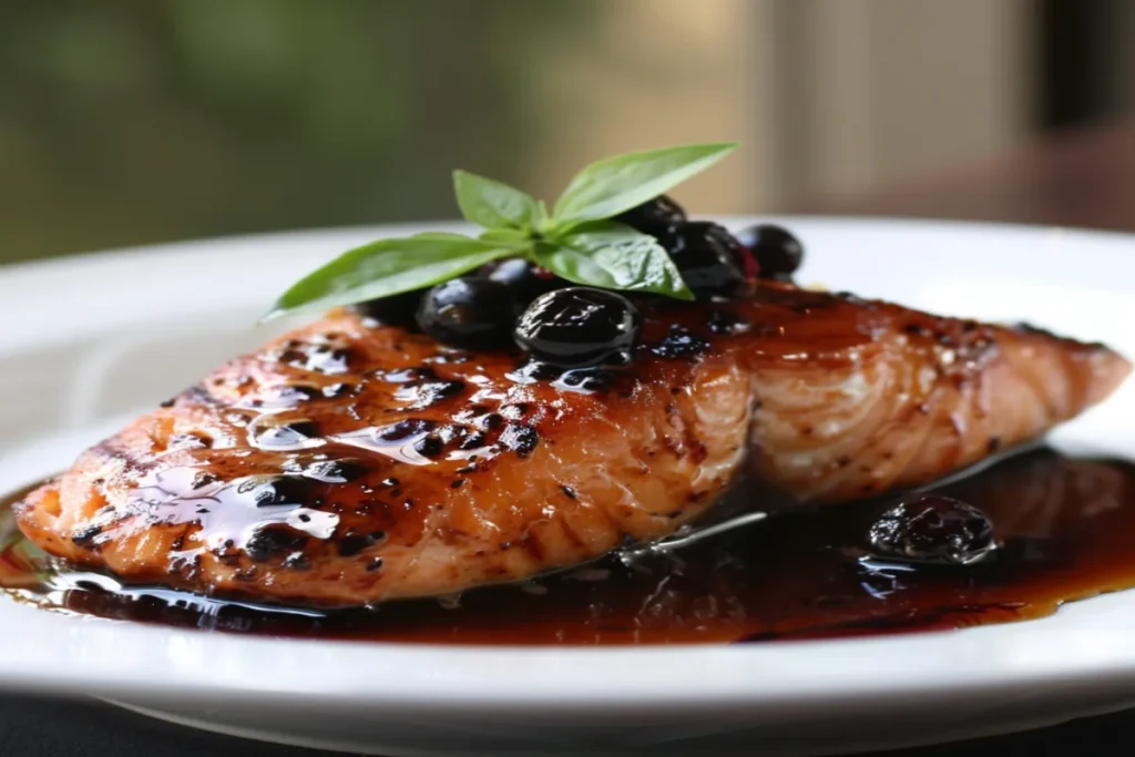 Blueberry Glazed Salmon