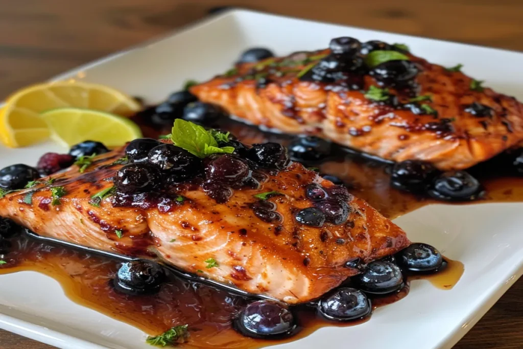 Blueberry Glazed Salmon