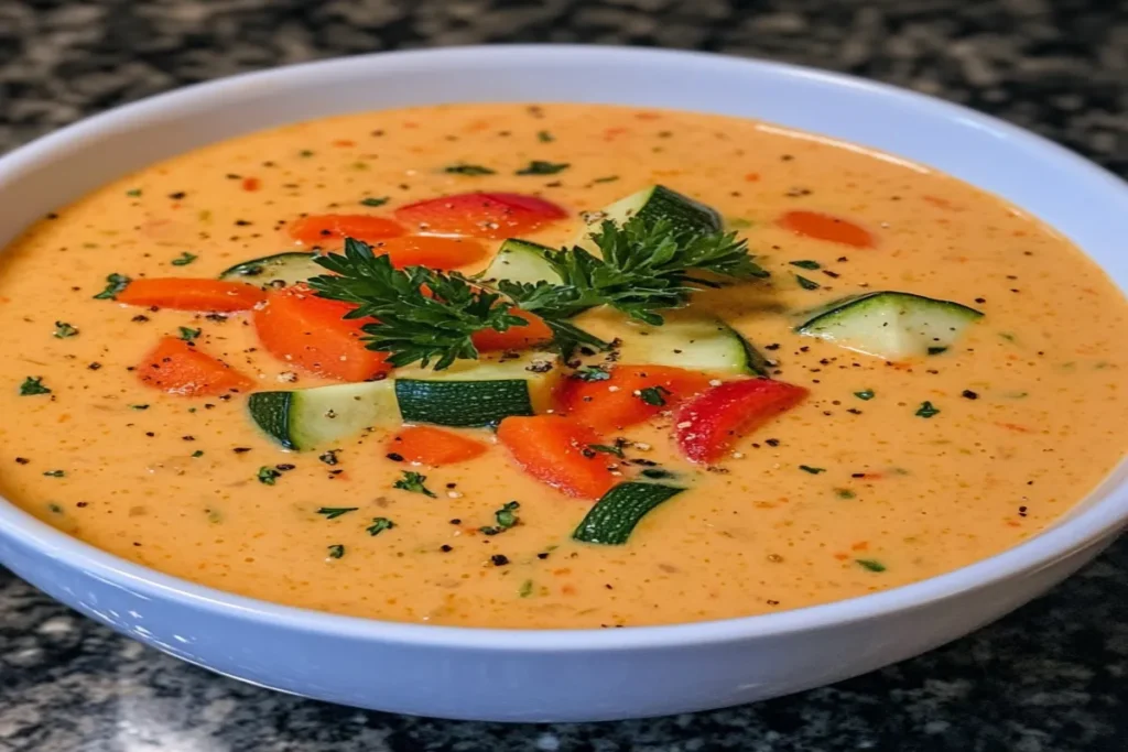 Creamy Zucchini and Carrot Soup