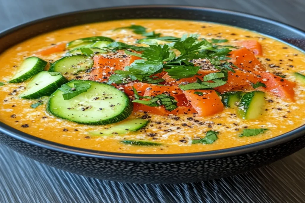 Creamy Zucchini and Carrot Soup