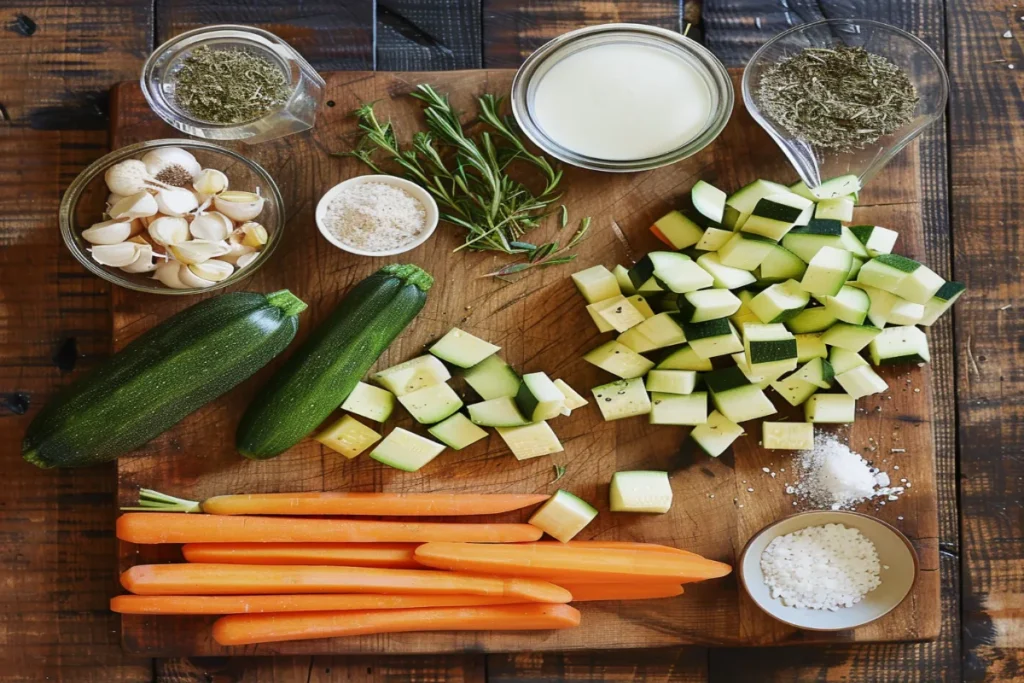 Creamy Zucchini and Carrot Soup