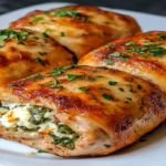 Spinach and Feta Chicken Roll