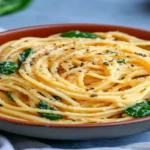 Lemon Ricotta Pasta with Spinach