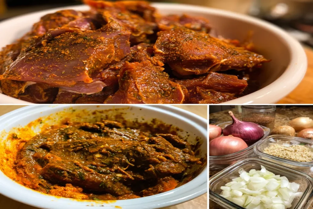 Birria Recipe: 7 Authentic Steps for the Best Juicy Tacos Slow cooker filled with beef birria