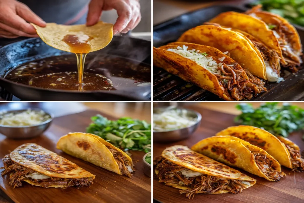 Birria Recipe: 7 Authentic Steps for the Best Juicy Tacos Birria tacos served with consommé