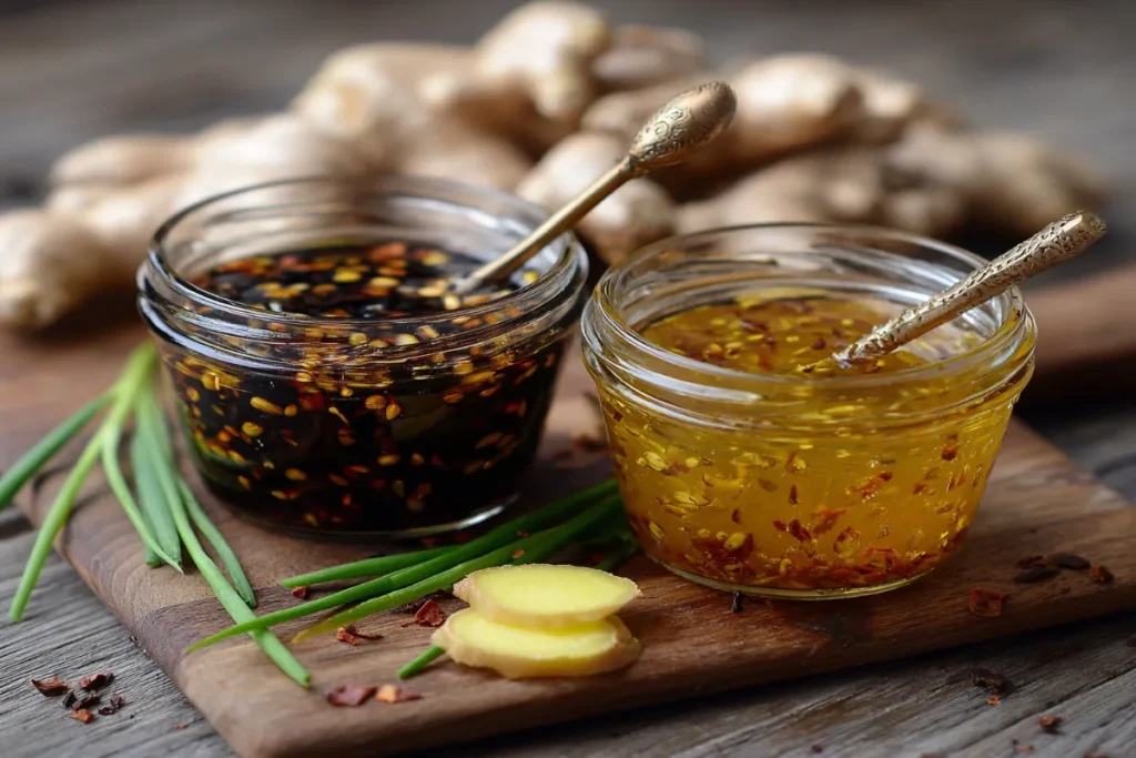 Tofu in ginger-lime marinade