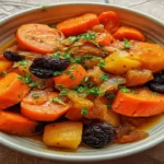 Tzimmes (Carrot & Sweet Potato Tzimmes with Honey) – Sweet Tradition for Rosh Hashanah Tzimmes (Carrot & Sweet Potato Tzimmes with Honey) – Sweet Tradition for Rosh Hashanah