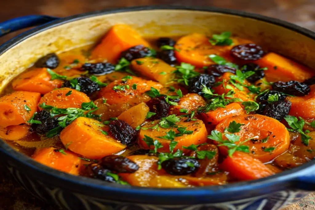 Tzimmes (Carrot & Sweet Potato Tzimmes with Honey) – Sweet Tradition for Rosh Hashanah Tzimmes (Carrot & Sweet Potato Tzimmes with Honey) – Sweet Tradition for Rosh Hashanah