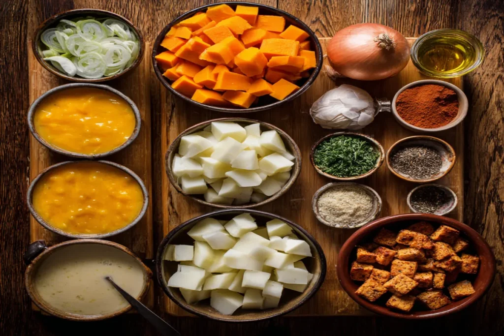 Butternut Squash Chowder (with Bacon or Smoky Tempeh) – Hearty & Comforting Butternut Squash Chowder (with Bacon or Smoky Tempeh) – Hearty & Comforting