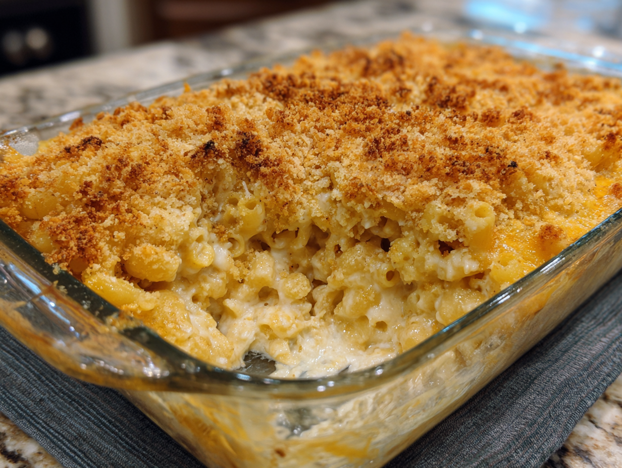 Unique Baked Macaroni With A Crispy Awesome Extra Top