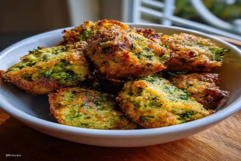 Crunchy Baked Broccoli Cheese Bites For Kids