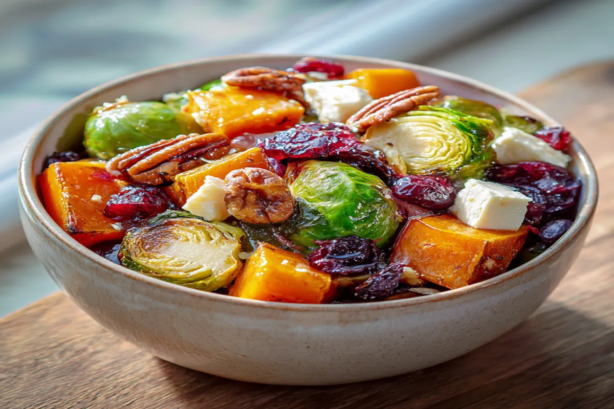 Cranberry Glazed Roasted Veggie Salad – Healthy Holiday Recipe Cranberry Glazed Roasted Veggie Salad – Healthy Holiday Recipe