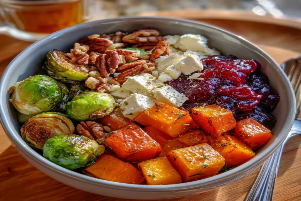 Cranberry Glazed Roasted Veggie Salad – Healthy Holiday Recipe Cranberry Glazed Roasted Veggie Salad – Healthy Holiday Recipe