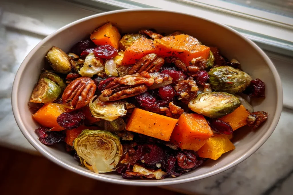 Cranberry Glazed Roasted Veggie Salad – Healthy Holiday Recipe Cranberry Glazed Roasted Veggie Salad – Healthy Holiday Recipe