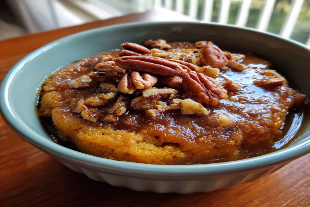 Pumpkin Pecan Cobbler – Warm & Easy Fall Dessert Pumpkin Pecan Cobbler – Warm & Easy Fall Dessert