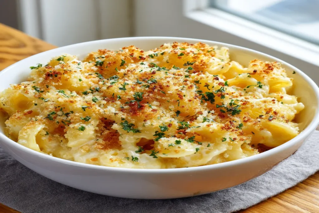 Gourmet Baked Mac and Cheese with a Crunch – Creamy, Crispy, and Irresistible Gourmet Baked Mac and Cheese with a Crunch – Creamy, Crispy, and Irresistible