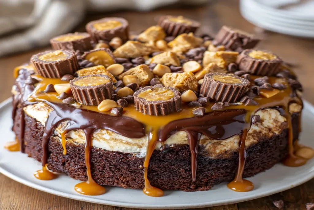 Reese’s Peanut Butter Earthquake Cake Reese’s Peanut Butter Earthquake Cake