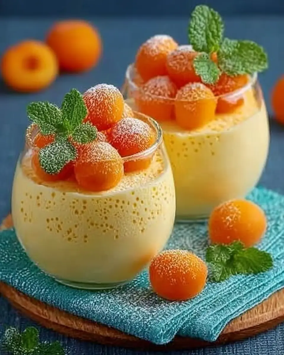 Mousse d’Abricots Facile A delicious plate of Mousse d’Abricots Facile