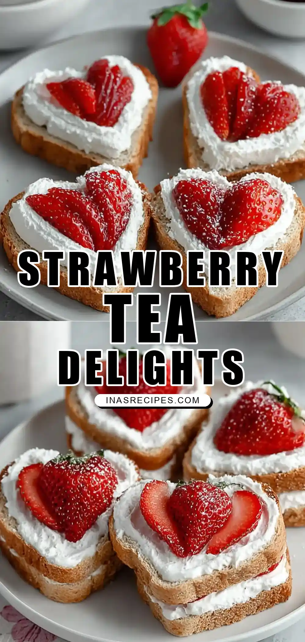 Easy Strawberry Tea Sandwiches Easy Strawberry Tea Sandwiches