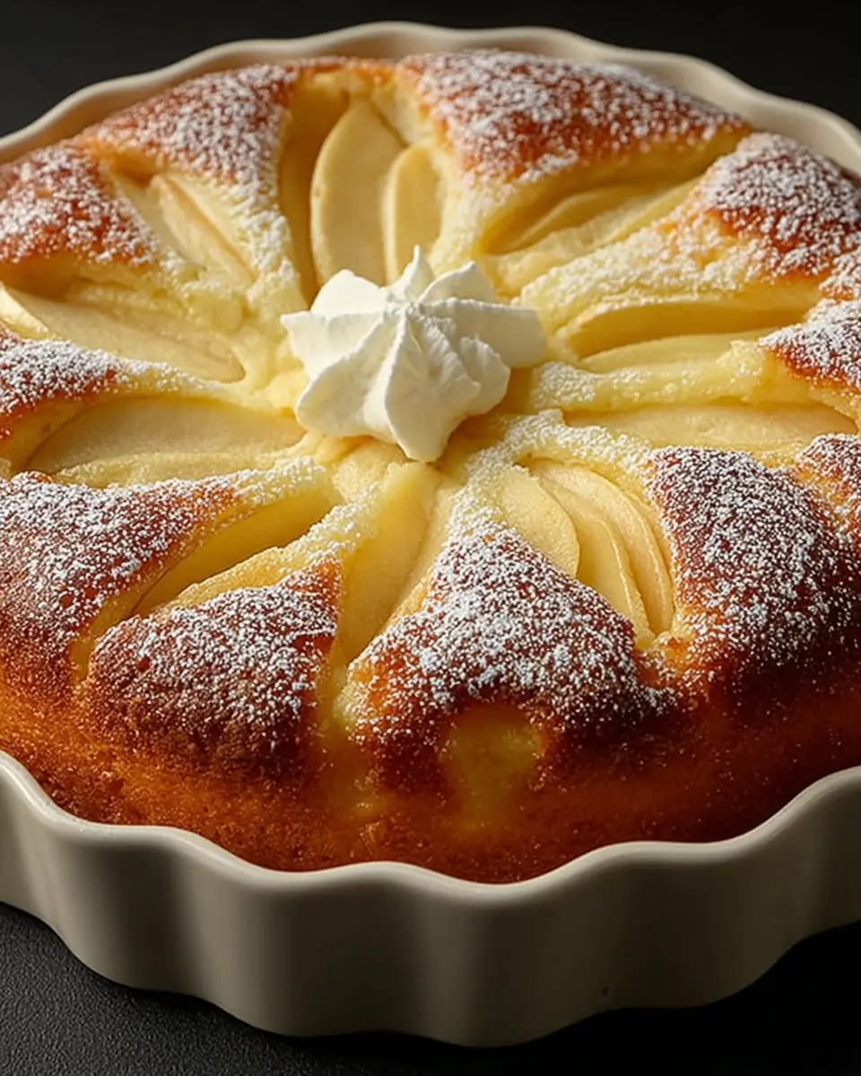fondant aux pommes mascarpone A delicious plate of fondant aux pommes mascarpone
