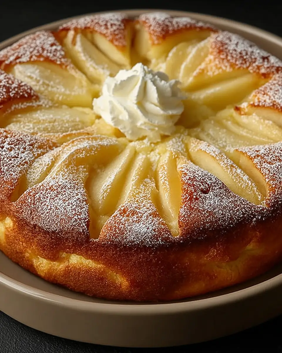 fondant aux pommes mascarpone A delicious plate of fondant aux pommes mascarpone