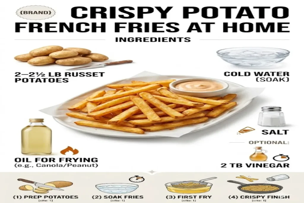 Crispy potato french fries at home image 1200x800 1772586097935