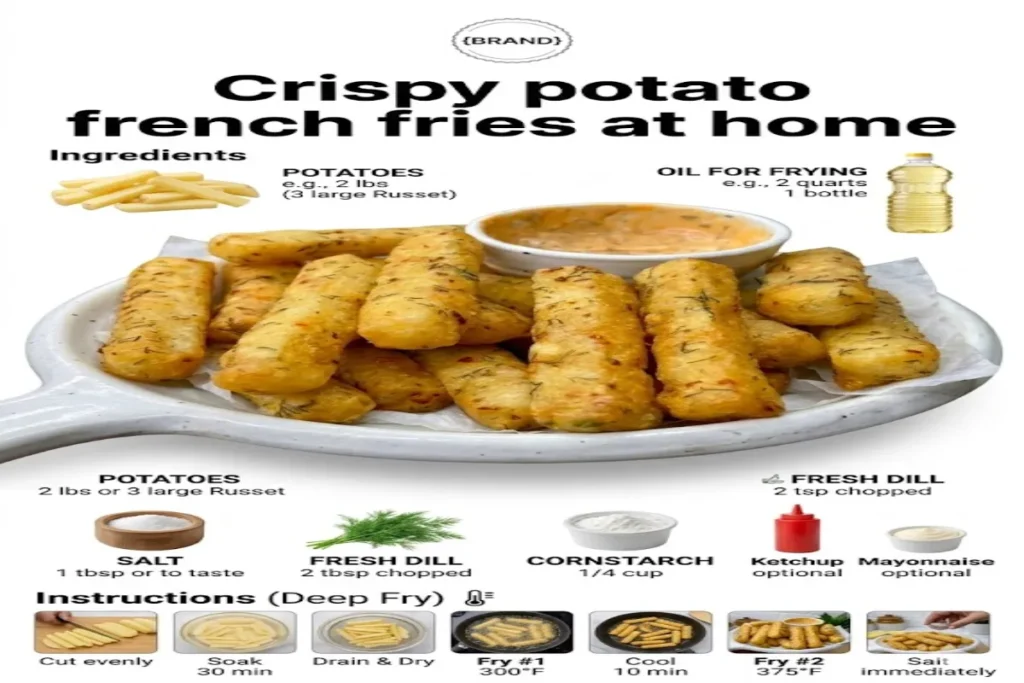 Crispy potato french fries at home image 1200x800 1772586249514