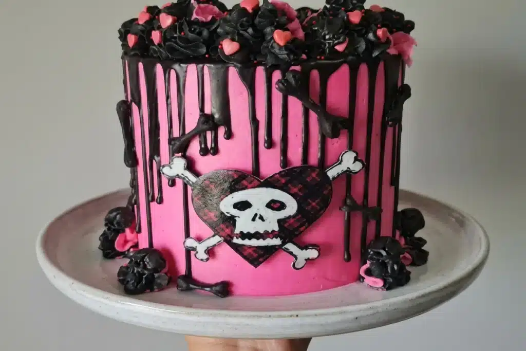 Pink Skull Drip Cake – Stunning & Easy Step-by-Step Recipe image 1200x800 1775102262748