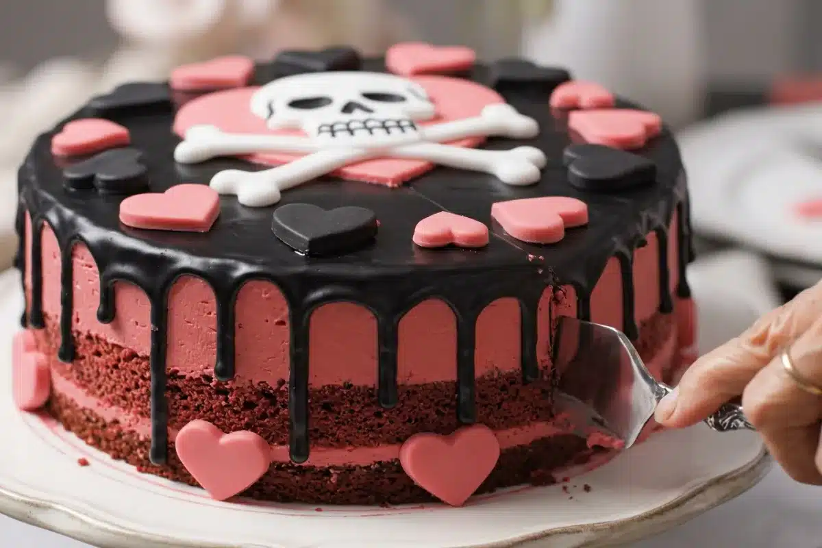 Pink Skull Drip Cake – Stunning & Easy Step-by-Step Recipe