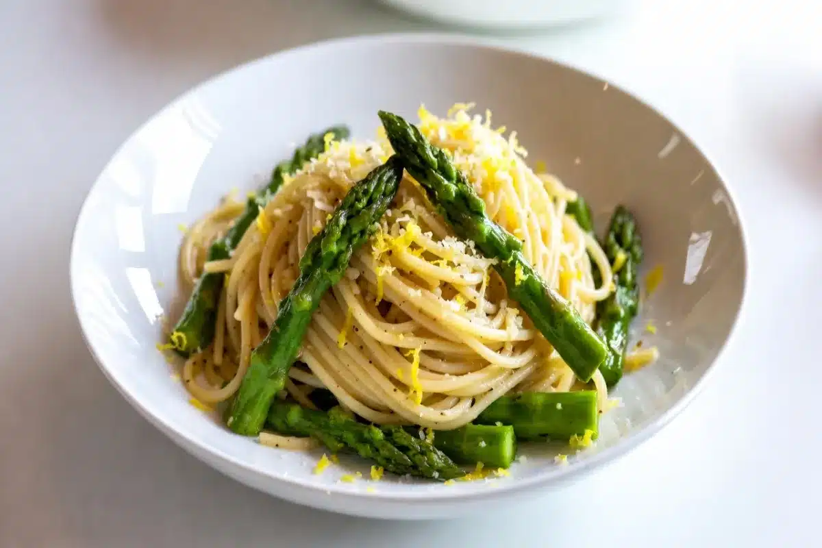 Spring Produce: Lemon Asparagus Pasta – Fresh Easy Pasta Recipe