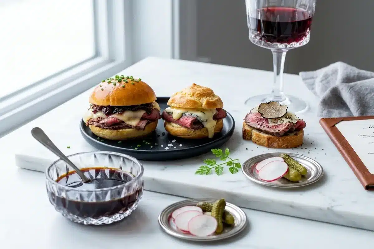 Sandwichs à la viande français : L'Art du Casse-Croûte Chic