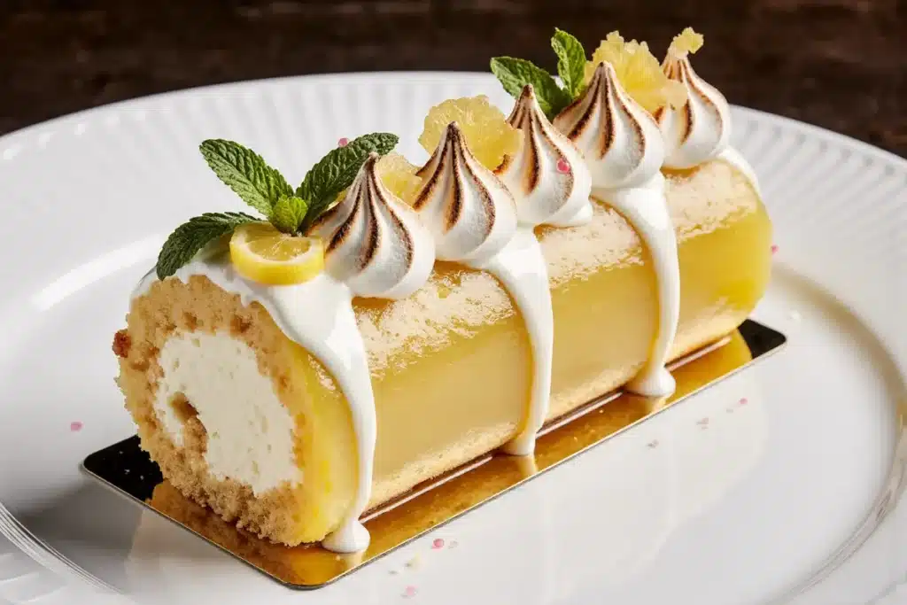 Bûche Sans Cuisson Façon Tarte au Citron Meringuée : Le Dessert de Fêtes Inratable image 1200x800 1776990640222