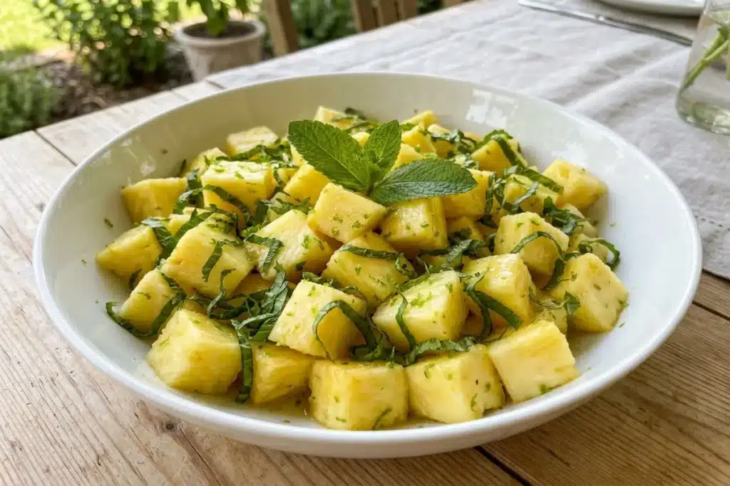 Pineapple Mint Salad: The Ultimate 5-Minute Summer Refresher image 1200x800 1777409276289