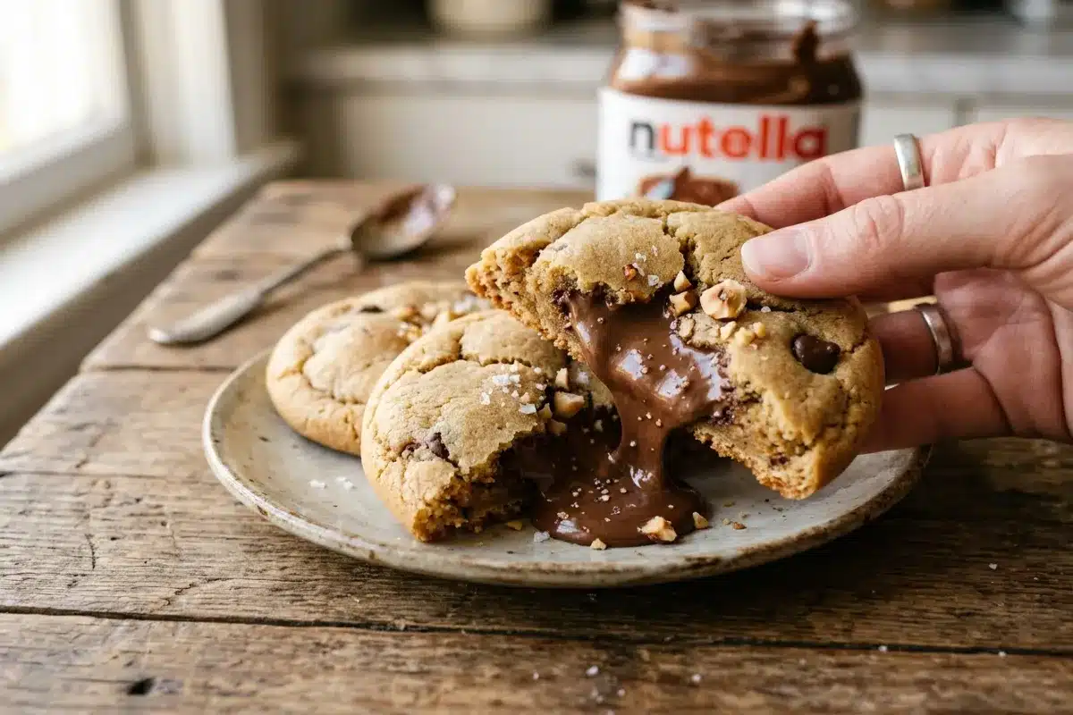 Stuffed Nutella Cookies: The Secret to a Molten Hazelnut Center image 1200x800 1777741497319 1